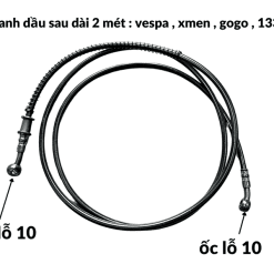 Dây phanh dầu SAU 2 mét TO-TO( ốc 10 - ốc 10 )