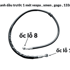 Dây phanh dầu Trước 1 mét NHỎ-TO ( ốc 8 - ốc 10 )